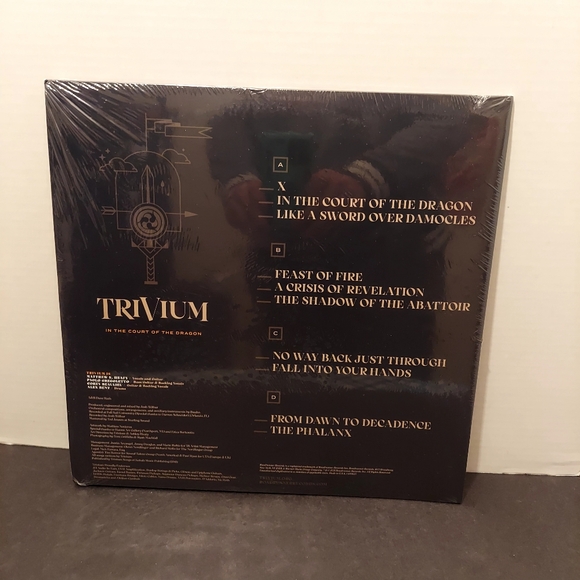 Trivium In the court of the dragon lp vinyl Lp album record Feast Of Fire - Picture 4 of 4
